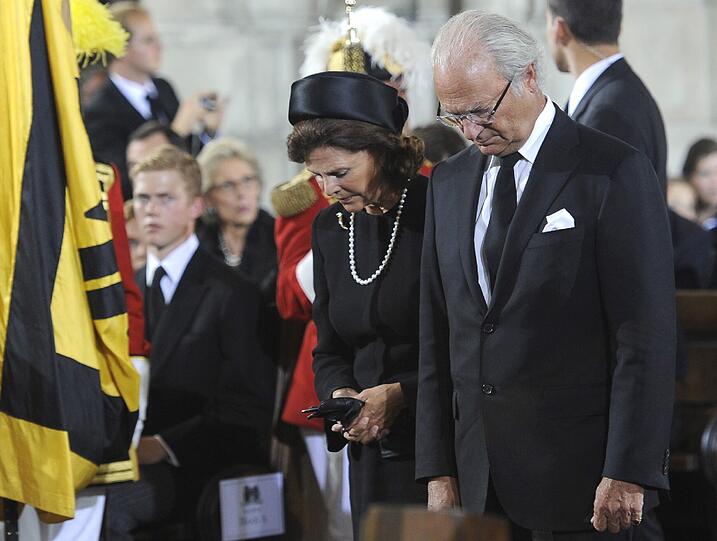 König Karl XVI Gustav and Königin Silvia von Schweden.