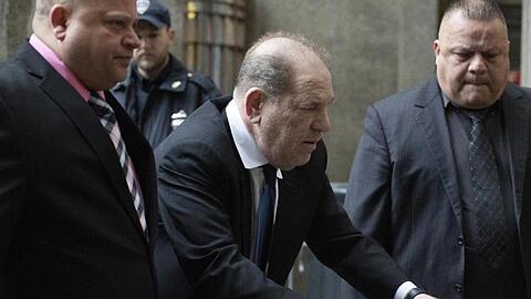 Angeklagt: Harvey Weinstein kommt zu einer Gerichtsverhandlung.
