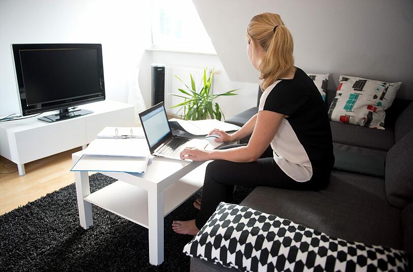 Die Möglichkeit von zu Hause aus zu arbeiten, ist vor allem für Frauen ein großer Vorteil.