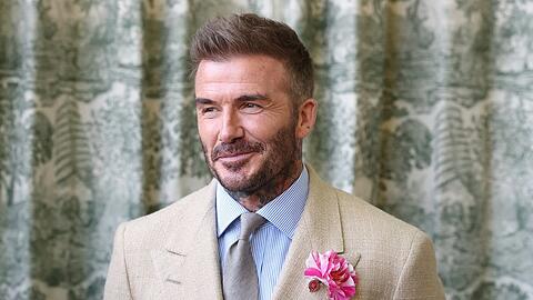Gerade nicht so fit: David Beckham.