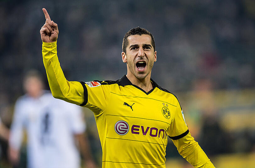 Henrich Mchitarjan steht angeblich vor einem Wechsel von Borussia Dortmund zu Manchester United.