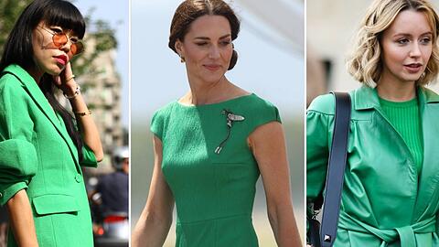 Ob Royals, Stars oder Influencerinnen: "Kelly Green" ist der Farbton des Sommers.