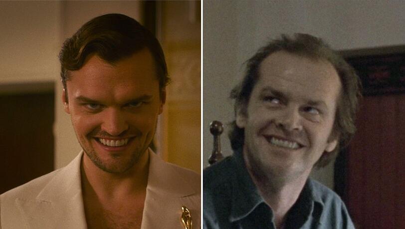 Unverkennbare Verwandtschaft: Jack Nicholson und Sohn Ray, der aktuell in "Smile 2" zu sehen ist. Unverkennbare Verwandtschaft: Jack Nicholson und Sohn Ray, der aktuell in "Smile 2" zu sehen ist.