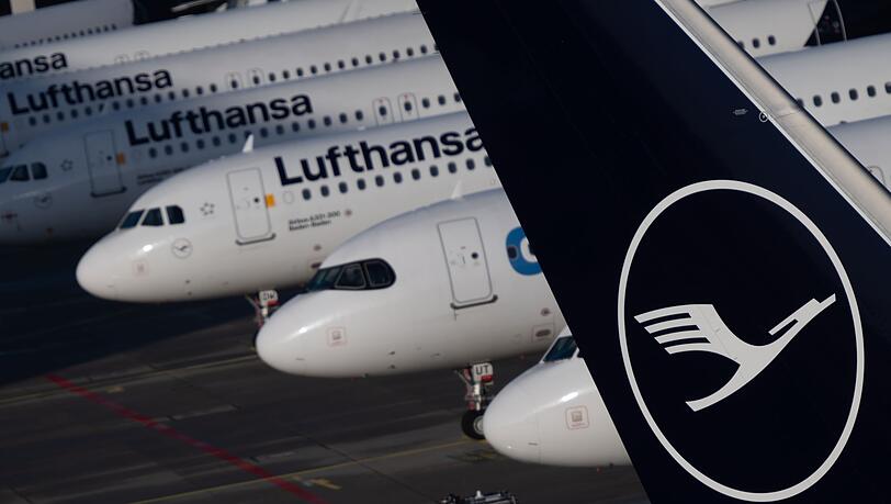 In Frankfurt bleiben viele Lufthansa-Jets stehen.