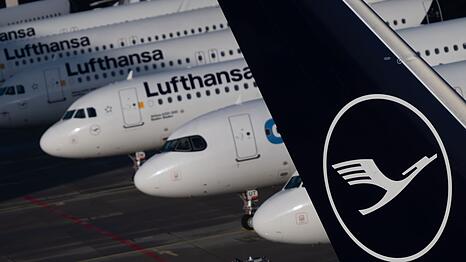 In Frankfurt bleiben viele Lufthansa-Jets stehen.