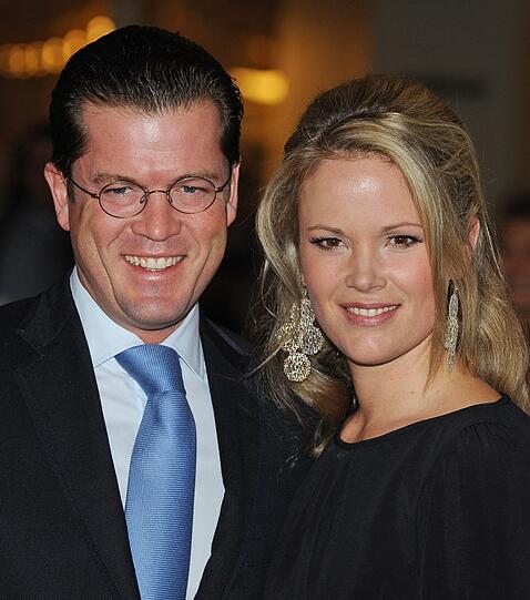 Karl-Theodor zu Guttenberg und seine Frau Stephanie