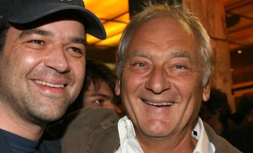 Der Regisseur Sigi Rothemund (re .), hier mit seinem Sohn Marc.
