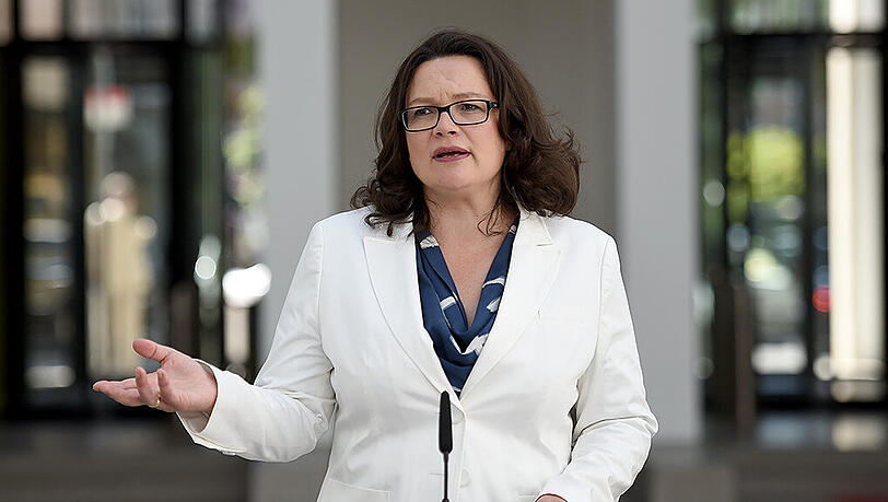 Will nach einem Medienbericht mehr Arbeitslose zum Bezug von Arbeitslosengeld I verhelfen: Bundesarbeitsministerin Nahles. Will nach einem Medienbericht mehr Arbeitslose zum Bezug von Arbeitslosengeld I verhelfen: Bundesarbeitsministerin Nahles.