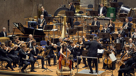 Das Symphonieorchester des Bayerischen Rundfunks im Herkulessaal.
