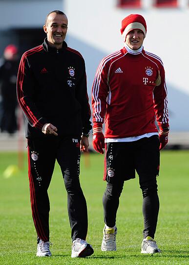 Bilder vom Training an der Säbener: Bastian Schweinsteiger schwitzt fürs Comeback.