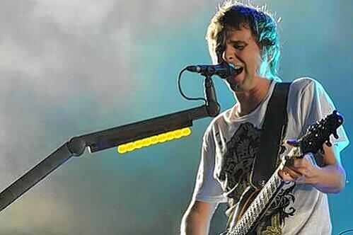 Famoser Sänger und Multiinstrumentalist: Matthew Bellamy von Muse bei Rock im Park.