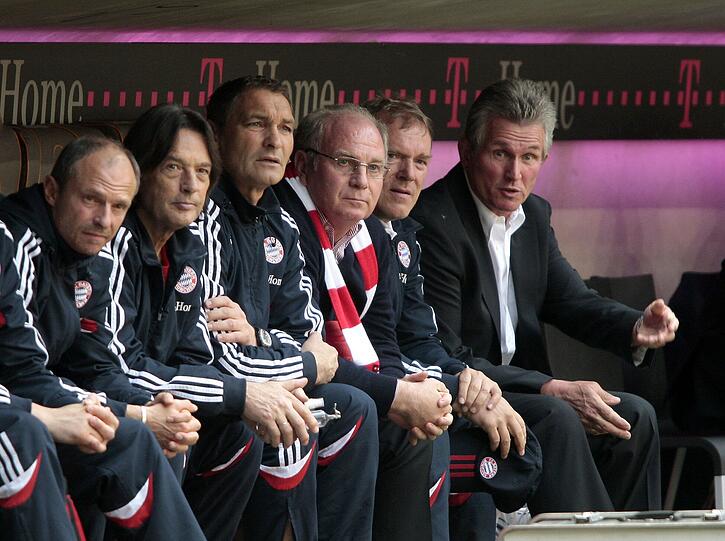 Insgesamt dreimal betreute Jupp Heynckes den FC Bayern. Immer an seiner Seite: Dr. Hans-Wilhelm Müller-Wohlfahrt.