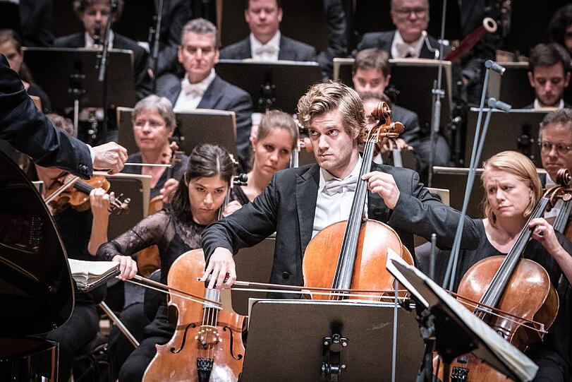 Lionel Cottet, der Solo-Cellist des BR-Symphonieorchesters.