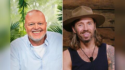 Der eine steckt wirklich, der andere zumindest virtuell im Dschungel: Stefan Raab (l.) und Gil Ofarim.