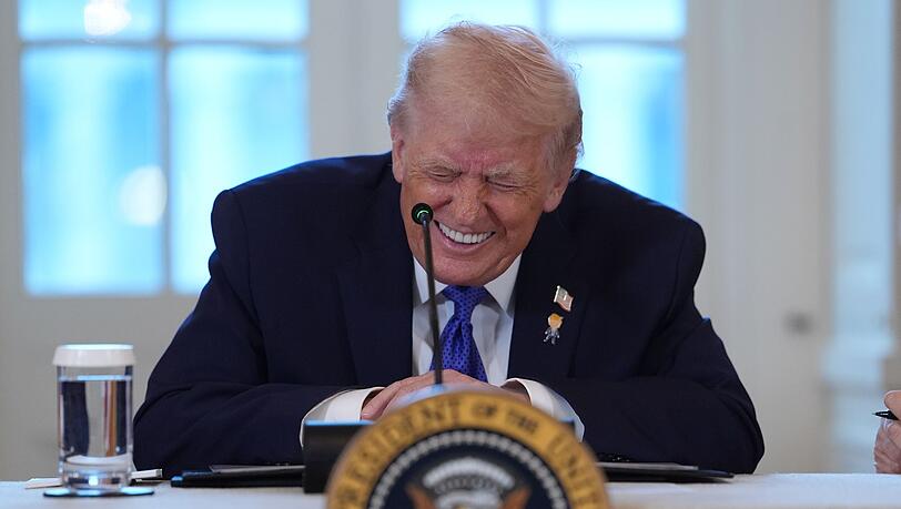 US-Präsident Donald Trump postet auf seiner Plattform Truth Social auch gerne provokative Inhalte. (Archivbild) US-Präsident Donald Trump postet auf seiner Plattform Truth Social auch gerne provokative Inhalte. (Archivbild)