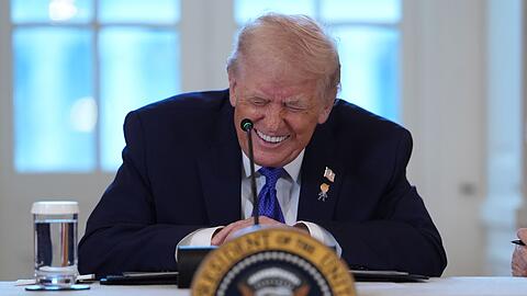 US-Pr&auml;sident Donald Trump postet auf seiner Plattform Truth Social auch gerne provokative Inhalte. (Archivbild)