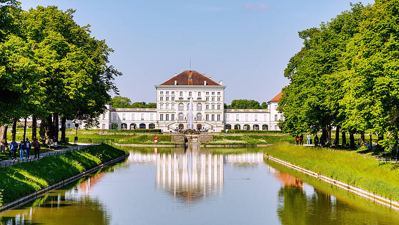Schloss Nymphenburg in München.