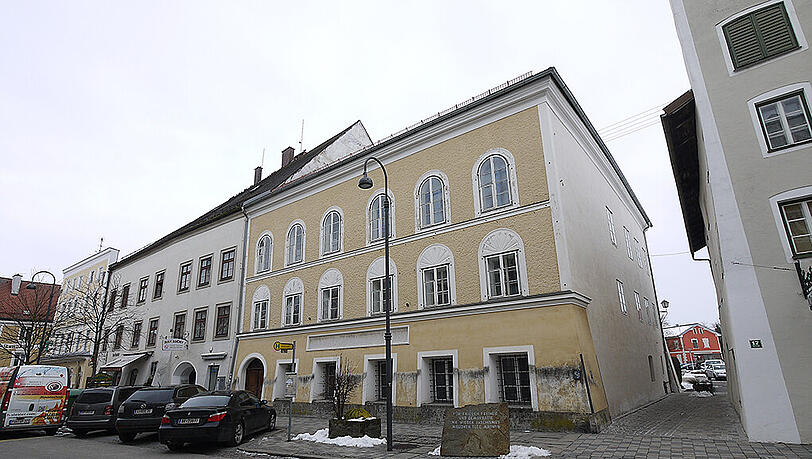 Hitlers Gebursthaus in Braunau. Hitlers Gebursthaus in Braunau.