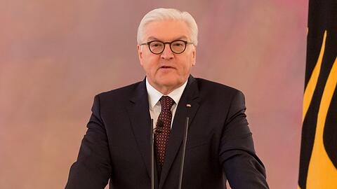 Frank-Walter Steinmeier äußert sich am Freitag zu aktuellen Krisenthemen in Deutschland.