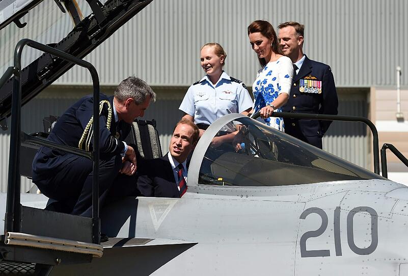 William und Kate haben das australische Militär besucht. Die Bilder.