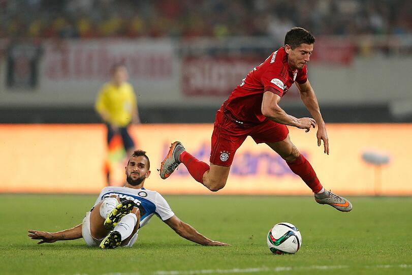 Die Bilder vom 1:0-Sieg des FC Bayern in Shanghai.