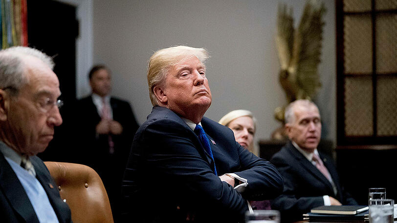 Hat's nicht leicht: US-Präsident Donald Trump.