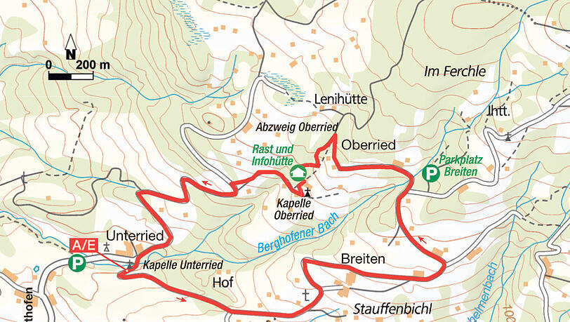 Die Oberried-Tour. Die Oberried-Tour.