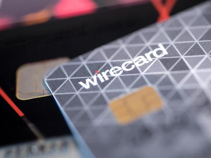 Eine Kreditkarte des Bezahldienstleister Wirecard.