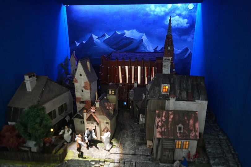 Der Weg nach Emmaus als heimatliche Darstellung in der Au.