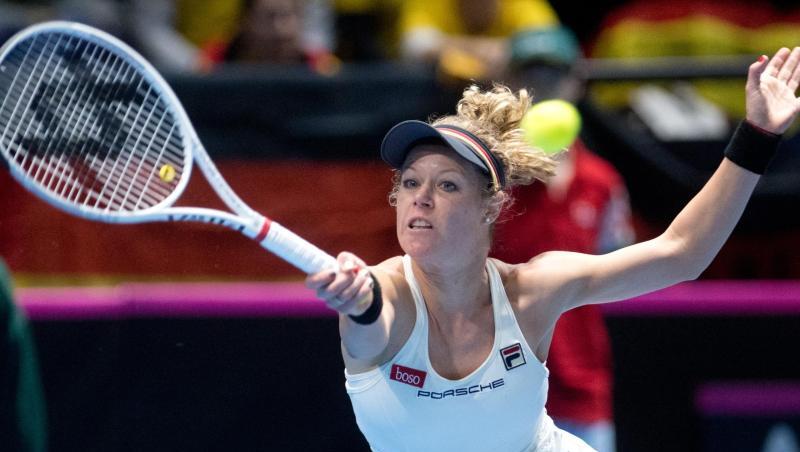 Laura Siegemund war in ihrem Einzel chancenlos. Laura Siegemund war in ihrem Einzel chancenlos.