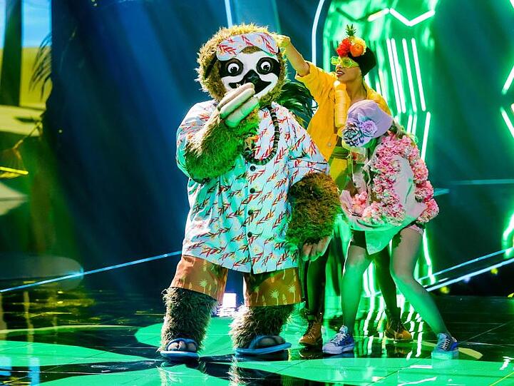 "Das Faultier" in der Pro-Sieben-Show "The Masked Singer".