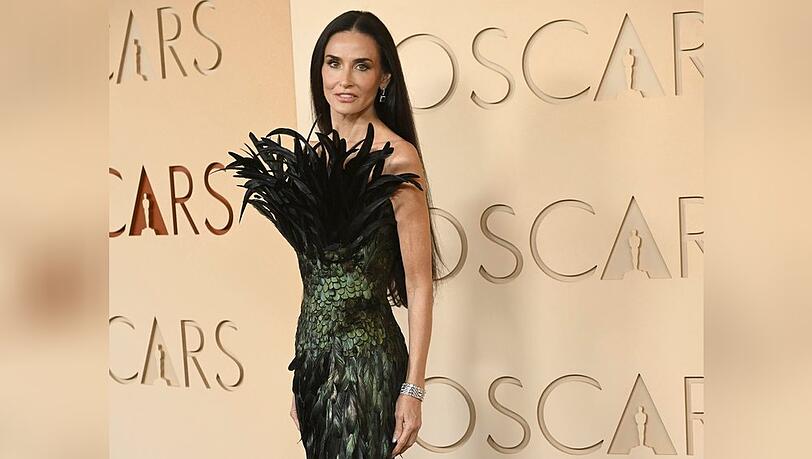 Demi Moore bei den diesj&auml;hrigen Oscars.