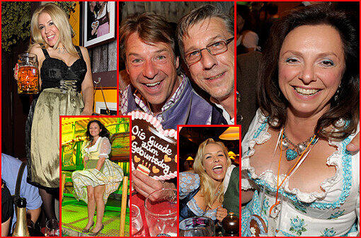 Promi-Wiesn: Sexy Davorka rockt im dunklen Dirndl, Patrick Lindner feiert seinen Geburtstag im Hippodrom. Die Bilder.
