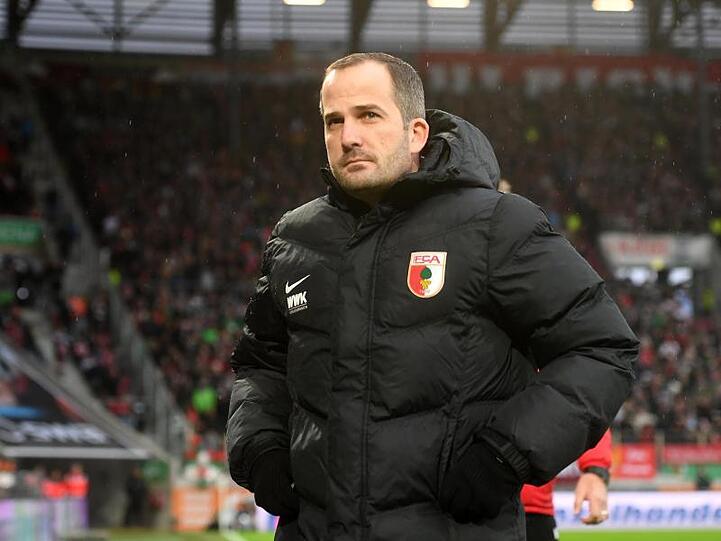Manuel Baum, Trainer vom FC Augsburg. Foto: Tobias Hase/Archiv
