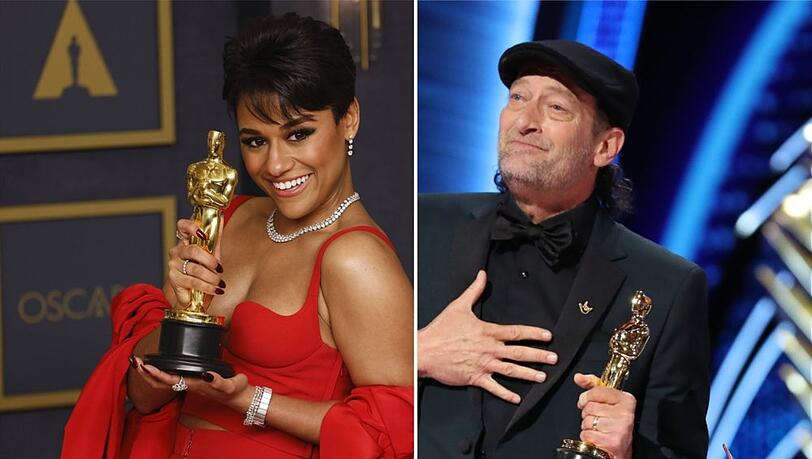 Ariana DeBose und Troy Kotsur wurden als "Beste Nebendarstellerin" und "Bester Nebendarsteller" ausgezeichnet.