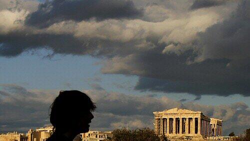 Dunkle Wolken über der Akropolis Dunkle Wolken über der Akropolis