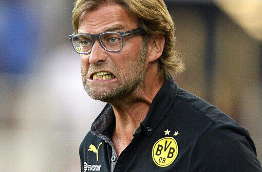 Gleich so zornig? Dortmunds Trainer Jürgen Klopp.