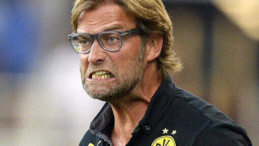 Gleich so zornig? Dortmunds Trainer Jürgen Klopp. Gleich so zornig? Dortmunds Trainer Jürgen Klopp.