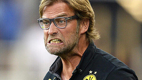 Gleich so zornig? Dortmunds Trainer Jürgen Klopp.
