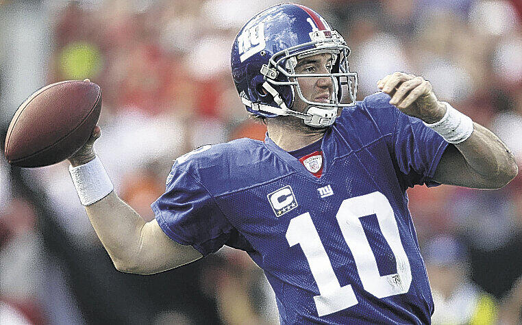 Er ist der Superstar der New York Giants: Eli Manning.