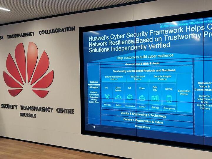 Huawei hat ein neues europäisches Transparenzzentrum für Cybersicherheit in Brüssel eröffnet.
