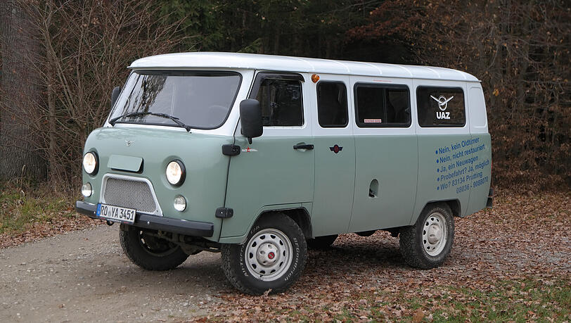 Wird seit über 60 Jahren fast unverändert gebaut: der UAZ Buchanka aus Russland.