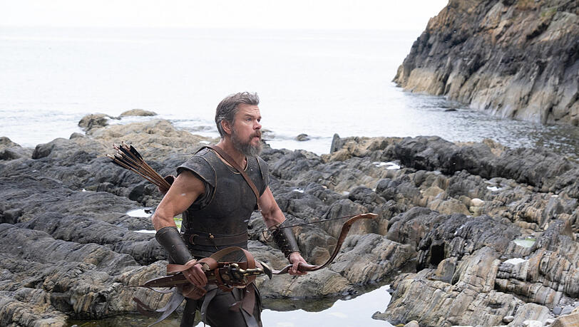 Matt Damon als Odysseus. Matt Damon als Odysseus.