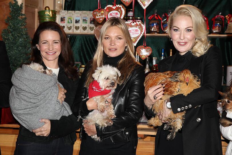 Kristin Davis, Kate Moss und Kathrin Glock