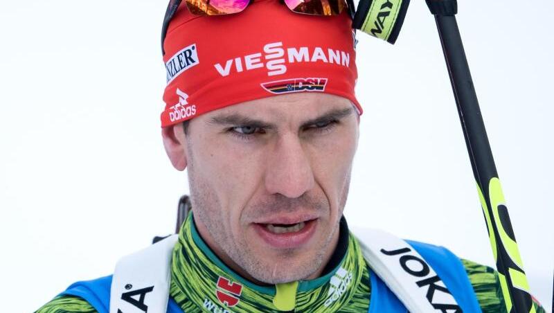 Schaffte es im Sprint als einziger deutscher Biathlet in die Top Ten: Arnd Peiffer. Schaffte es im Sprint als einziger deutscher Biathlet in die Top Ten: Arnd Peiffer.