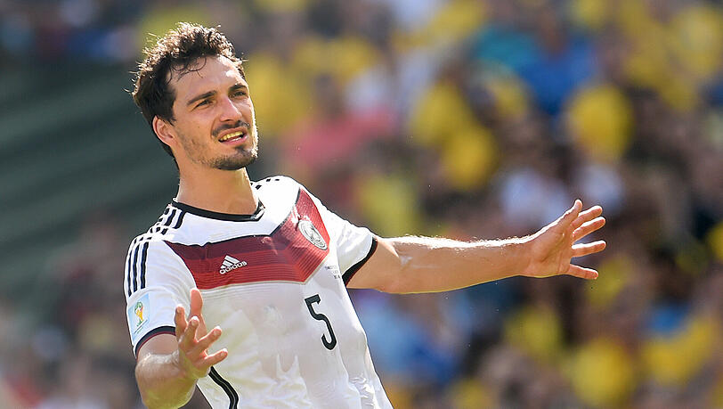 Ist im Training für das WM-Finale gegen Argentinien: Mats Hummels Ist im Training für das WM-Finale gegen Argentinien: Mats Hummels