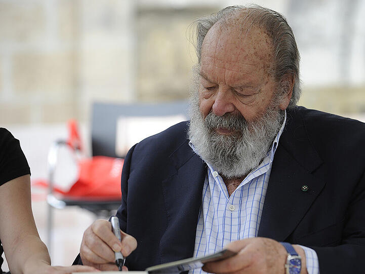 Bud Spencer bei einer Autogrammstunde