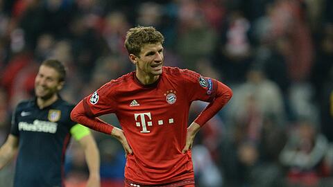 Frustriert: Bayern-Star Thomas Müller gibt sich nach dem Aus gegen Atlético selbst einen großen Teil der Schuld.