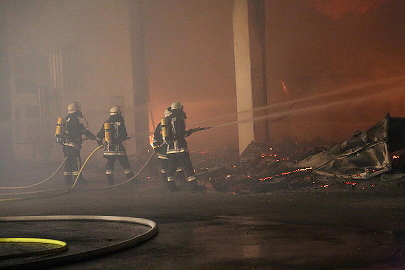 Bilder vom Großbrand in Engelsberg.