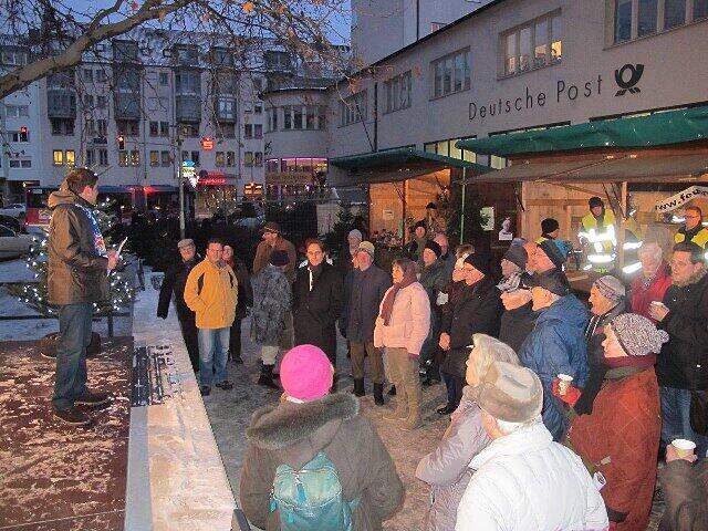 So schön war es im vergangenen Jahr: Auch heuer findet am neuen Harras wieder ein Christkindlmarkt statt.